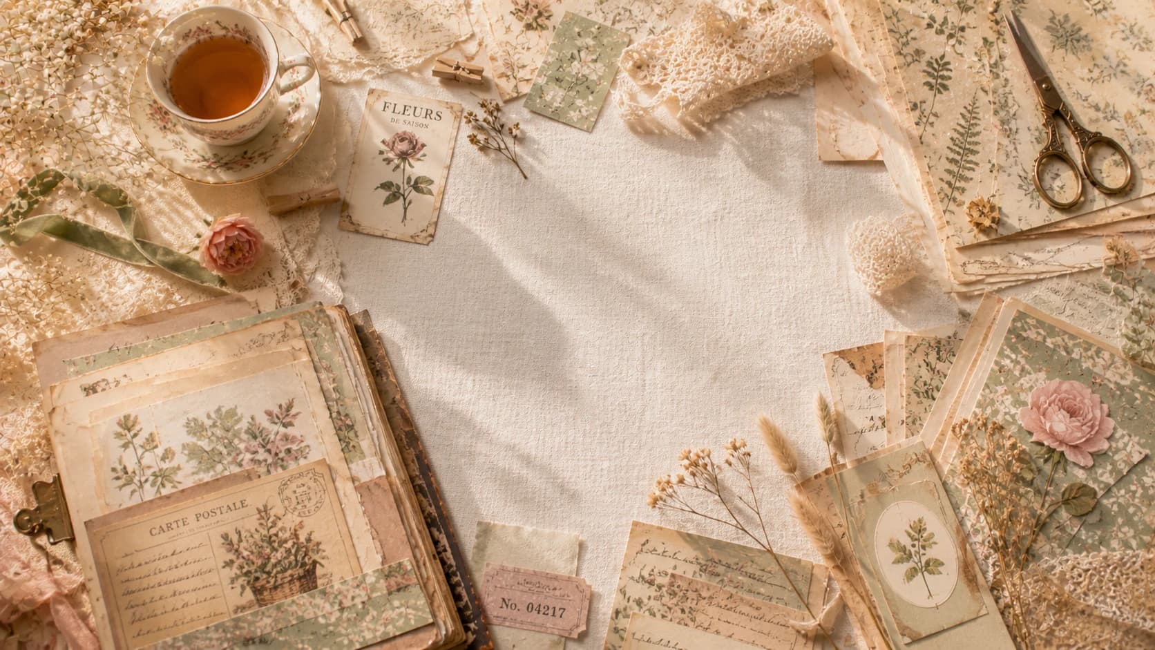 Cottagecore Scrapbook Inspiration: A Soft Guide to Floral Pages, Vintage Paper Textures, and Cozy Journal Stories