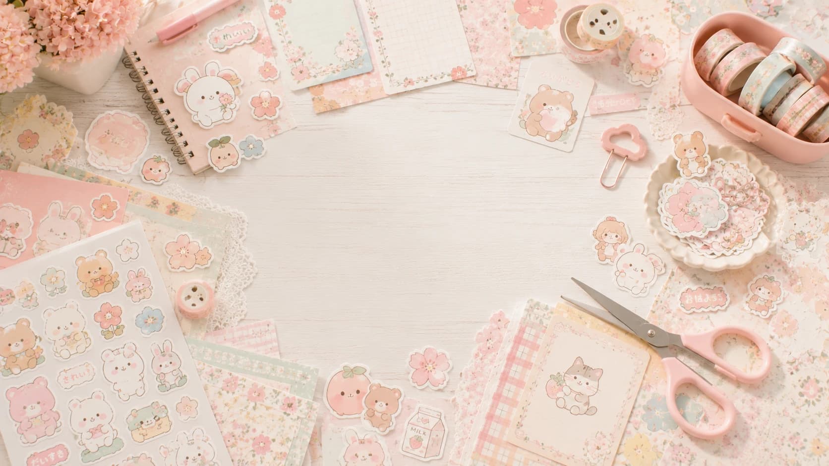 Idées scrapbooking kawaii pour débutants : pages pastel, stickers mignons et projets créatifs faciles