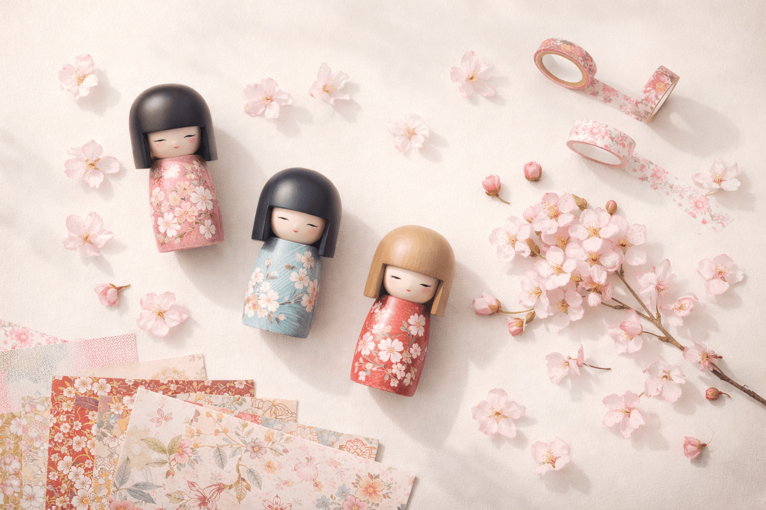 The Kokeshi Aesthetic: Bringing Japanese Softness into Your Creations