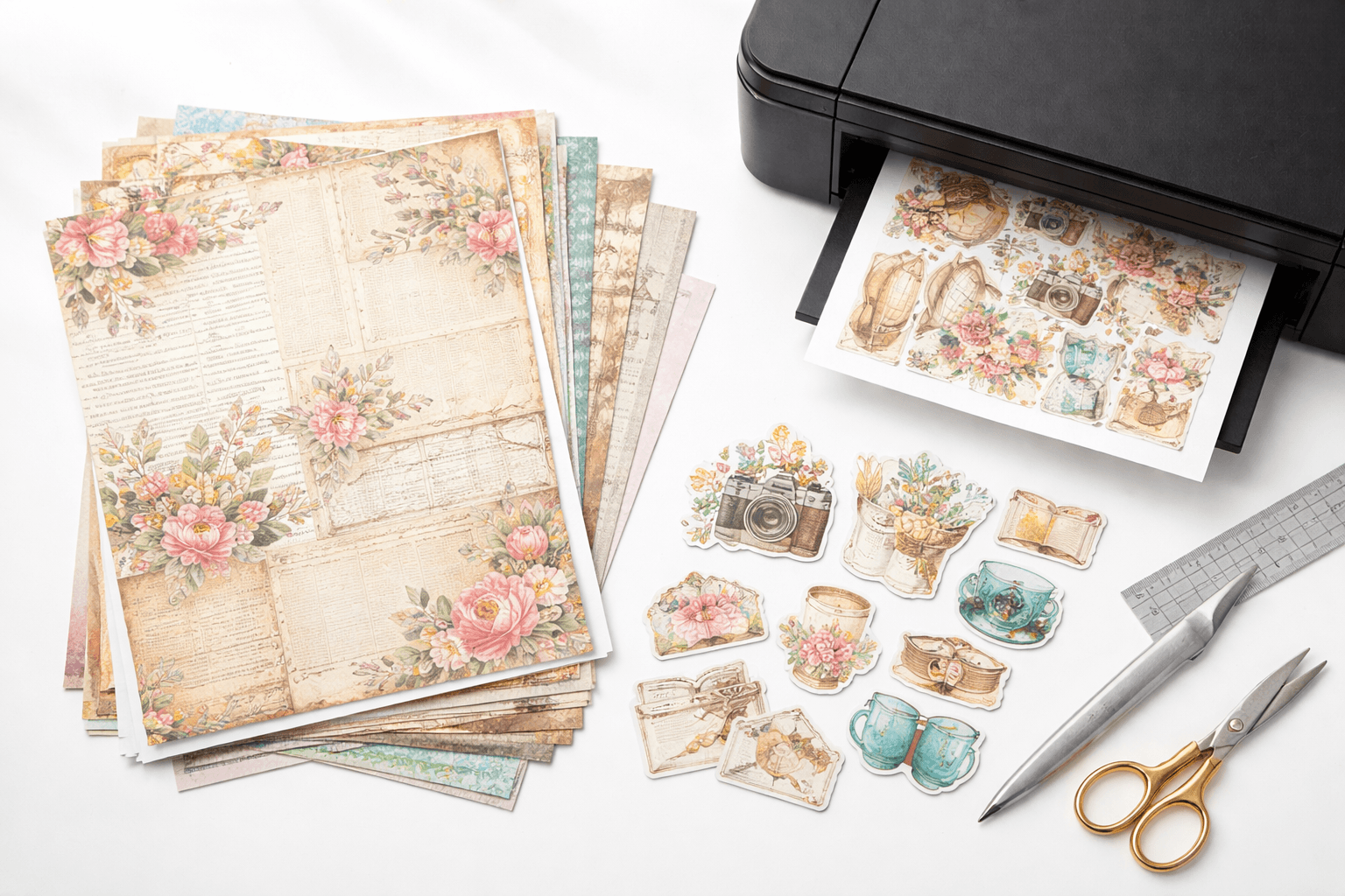 Digital Scrapbooking Kits: A Practical Guide to Printing and Cutting