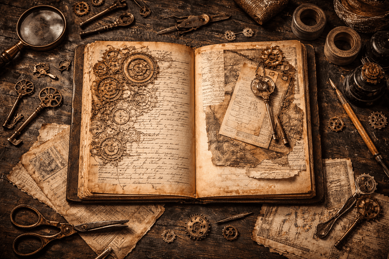 Dive into the Steampunk Universe: Create a Unique Industrial Journal