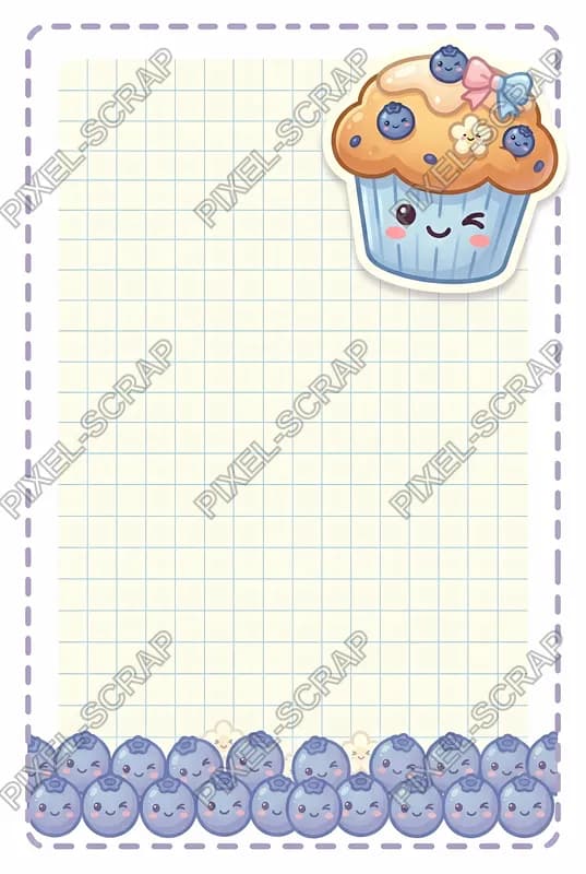 Berry Dot Grid Card