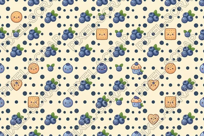 Polka Dot Blueberries