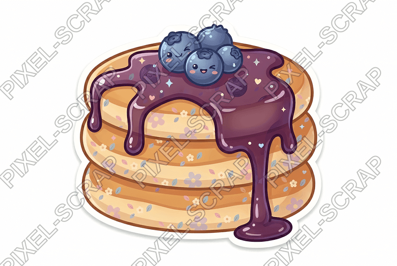 Pancake Stack Sticker