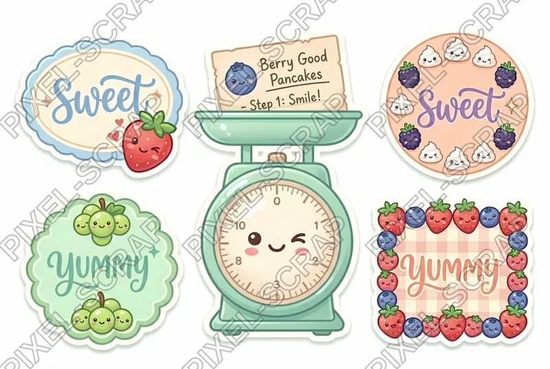 Dessert Labels Set