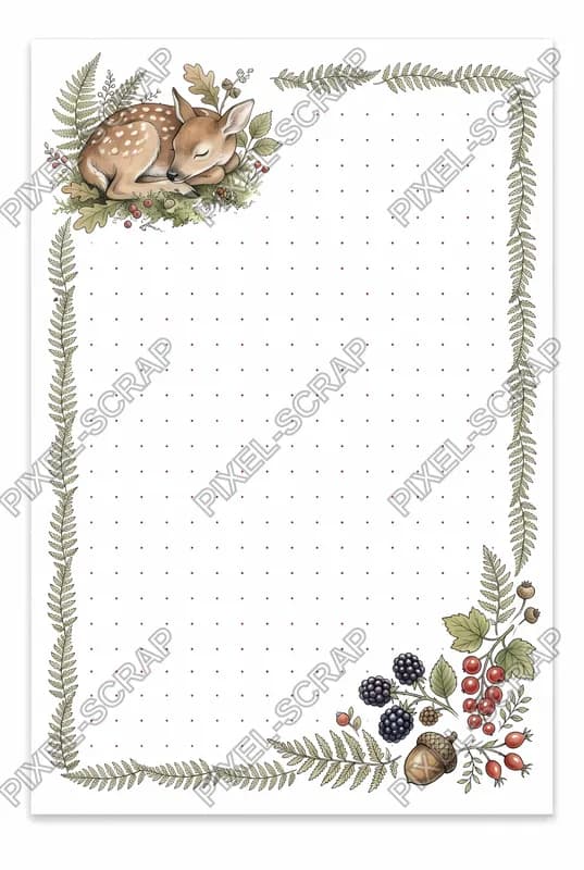 Fern Dot Grid Card