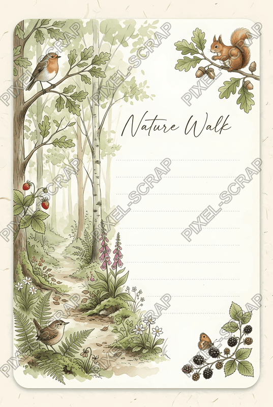Nature Walk Card