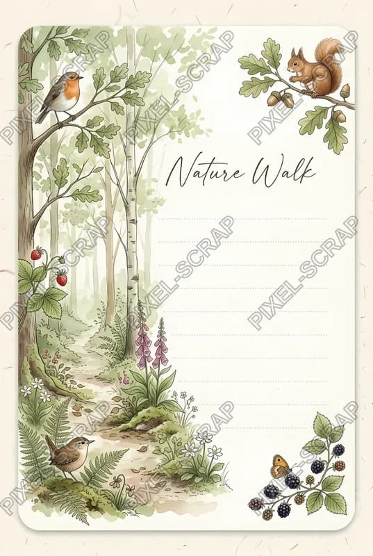 Nature Walk Card