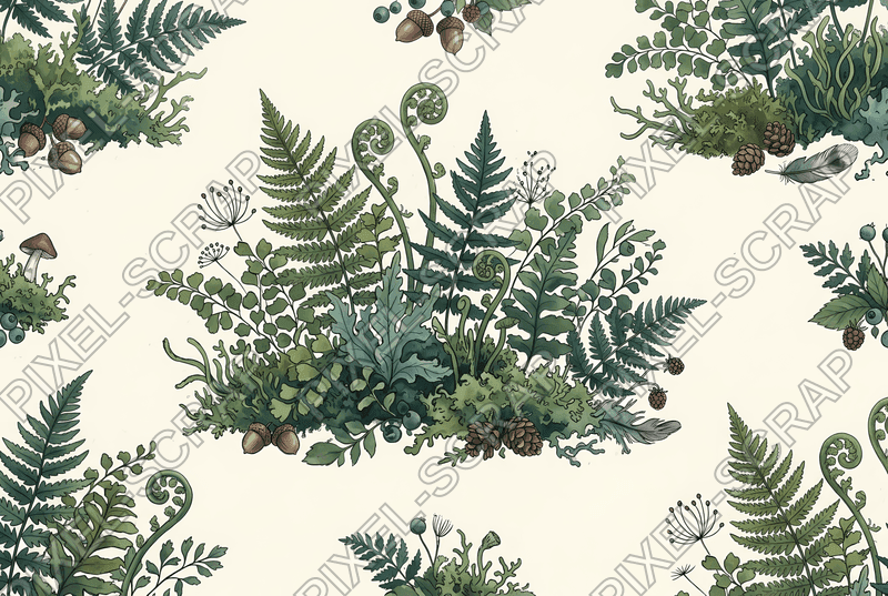 Spruce Green Ferns