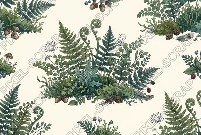 Spruce Green Ferns