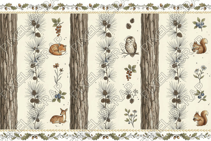 Bark & Needle Stripes