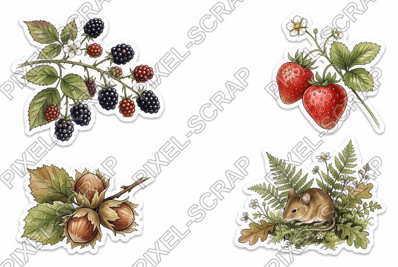 Fruit Cluster Sticker