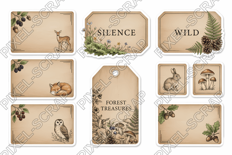 Wooden Wild Tags
