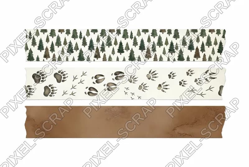 Bark & Polka Washi