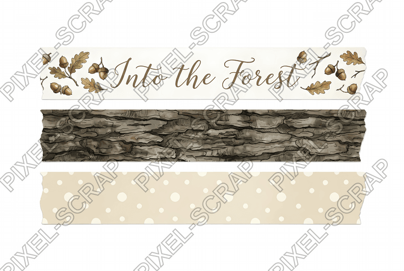 Tree & Footprint Washi