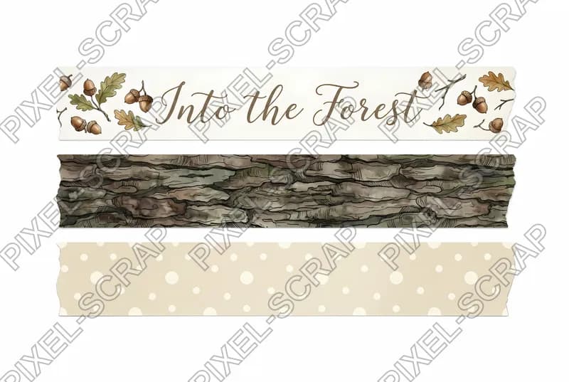 Tree & Footprint Washi