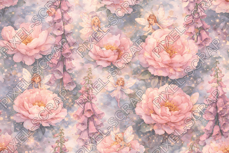 Peony Fairy Pattern