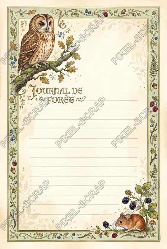 Watercolor Owl Card