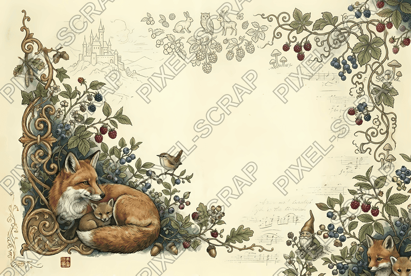 Corner Fox & Berries
