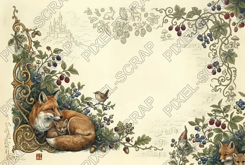 Corner Fox & Berries