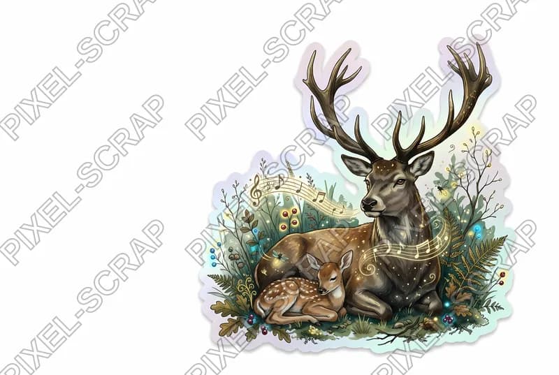 Stag & Fawn Set