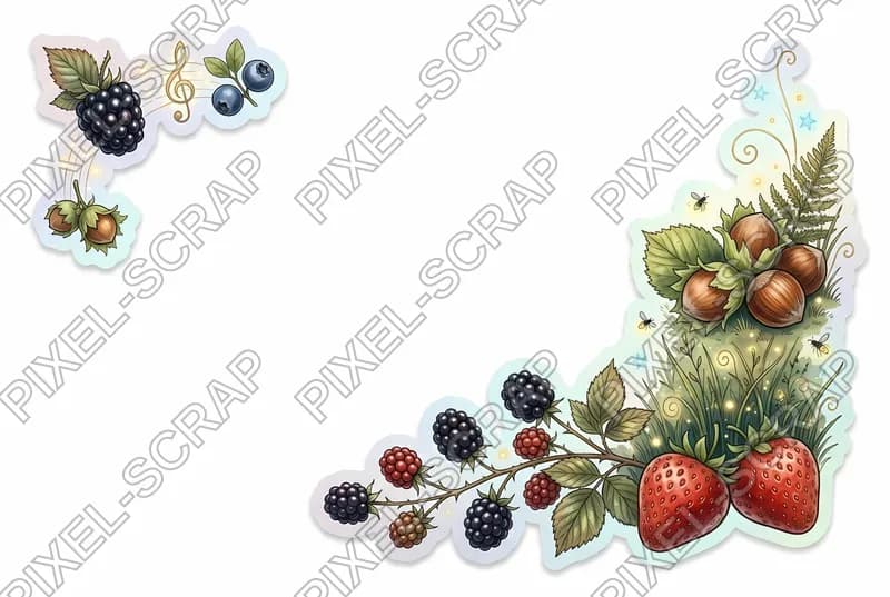 Fruit Cluster Sticker