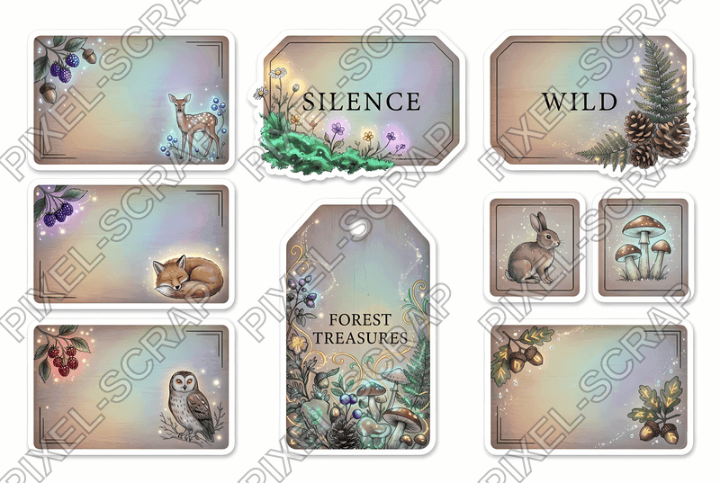 Wooden Wild Tags