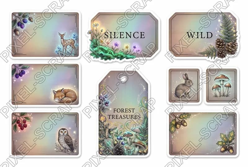Wooden Wild Tags