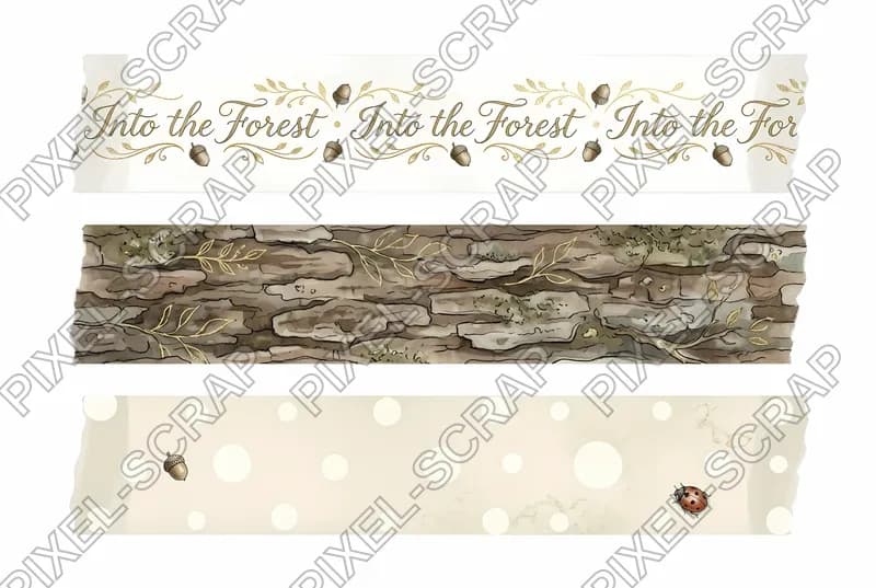 Tree & Footprint Washi