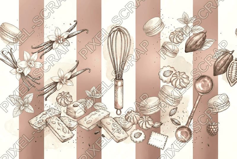 Rose Gold Stripes