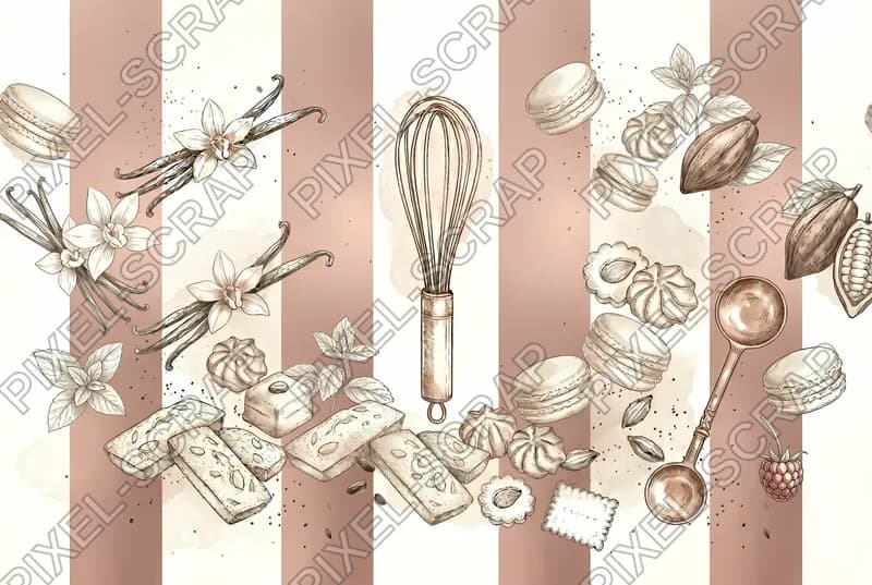 Rose Gold Stripes