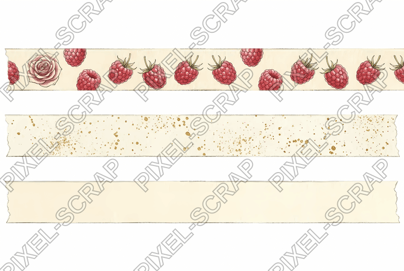 Berry & Splatter Washi