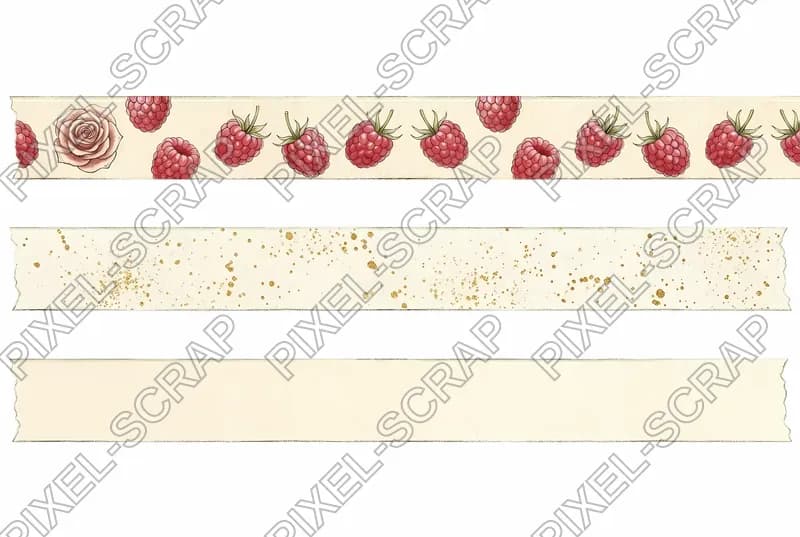 Berry & Splatter Washi
