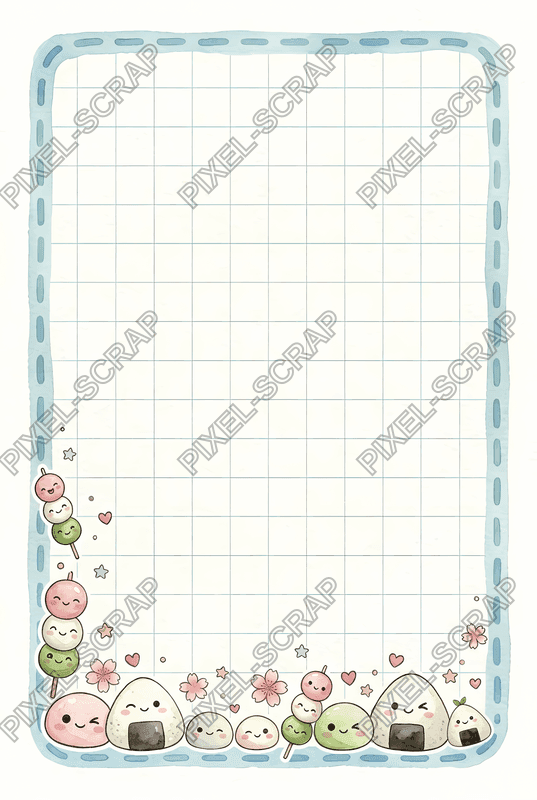Minimalist Dango Card