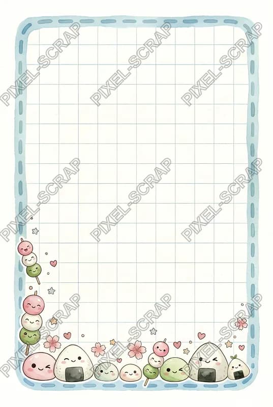 Minimalist Dango Card