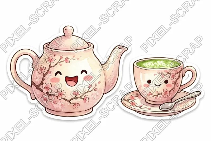 Friendly Teapot Set