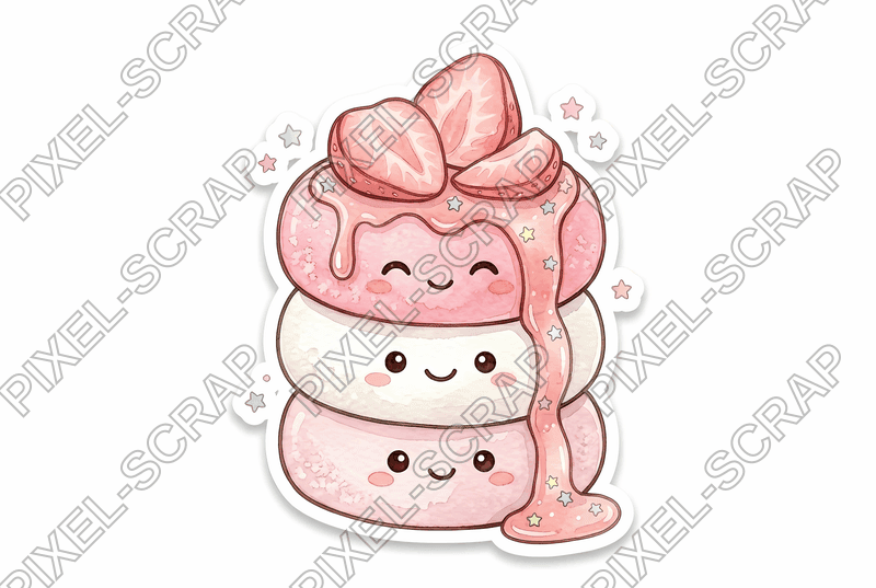 Smiling Mochi Stack