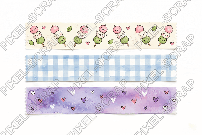 Dango & Hearts Washi
