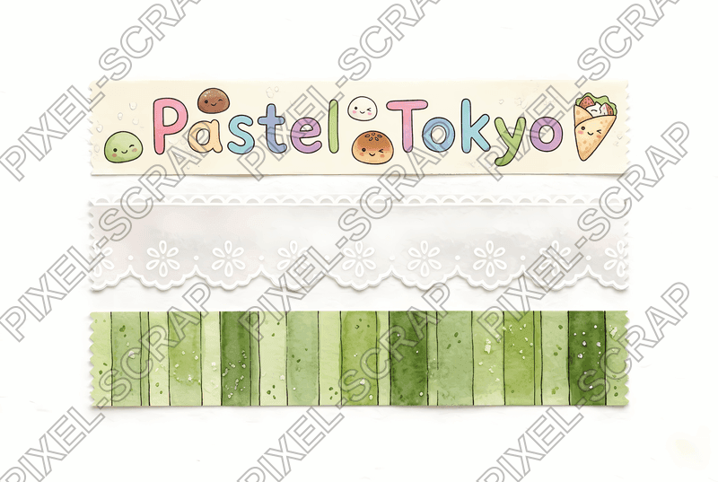 Text & Lace Washi