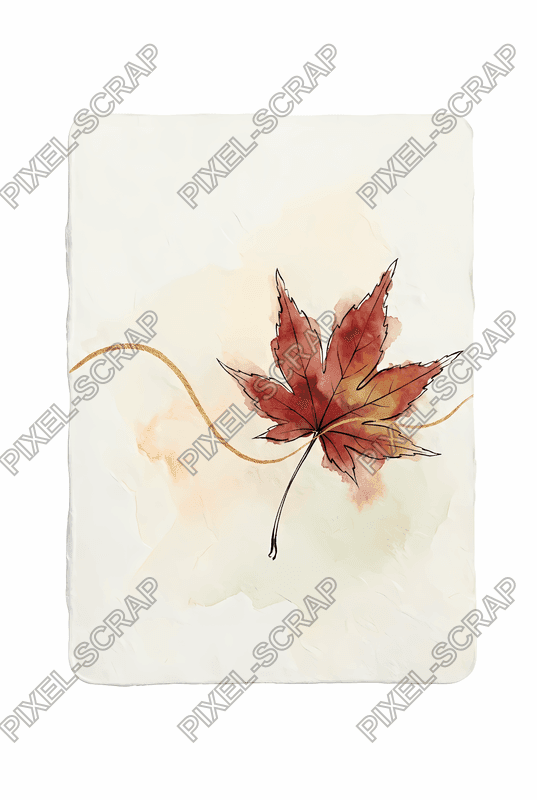 Minimal Autumn Card