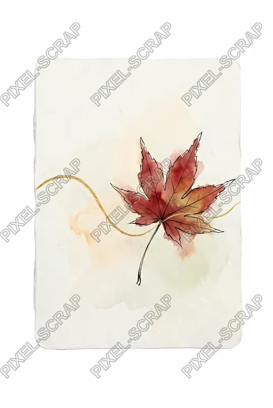 Minimal Autumn Card