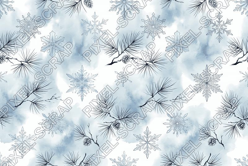 Winter Pine Pattern