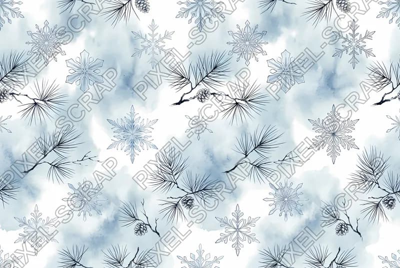Winter Pine Pattern