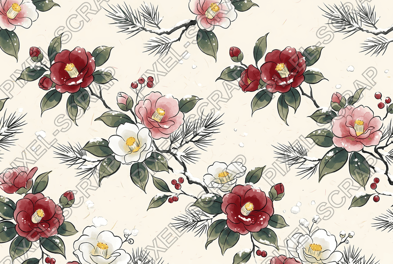 Rice Paper Brush Strokes
