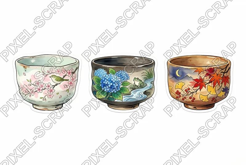 Seasonal Tea Bowls