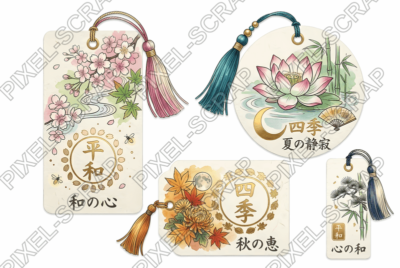 Japanese Tassel Tags