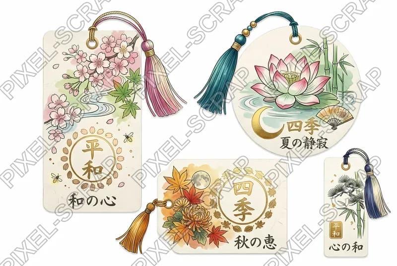Japanese Tassel Tags