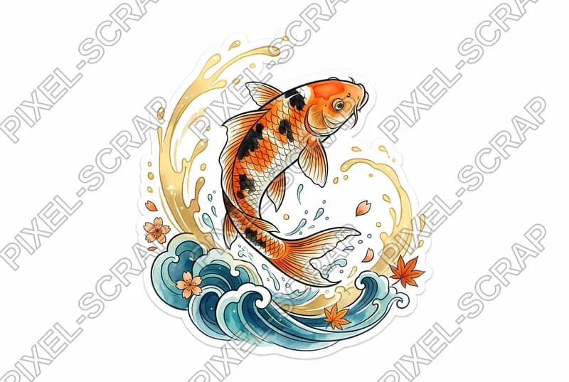 Golden Splash Koi