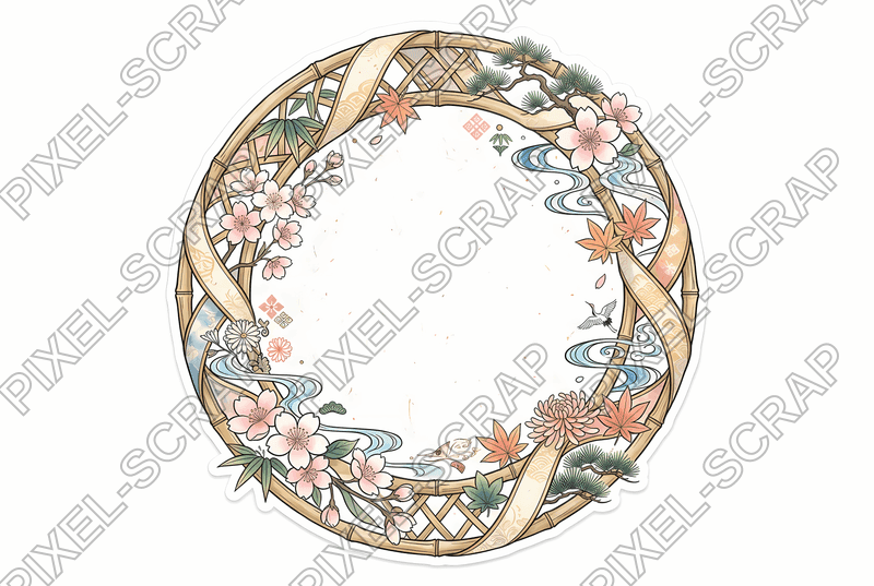 Bamboo Seasonal Frame