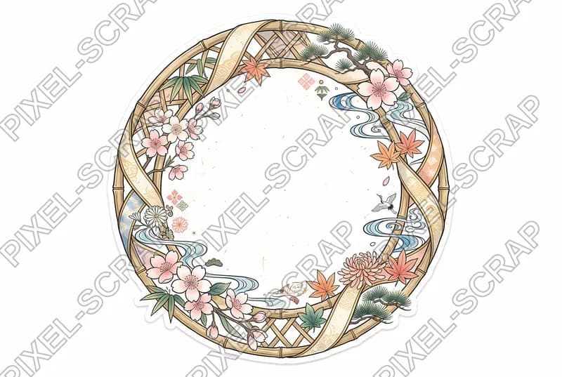Bamboo Seasonal Frame